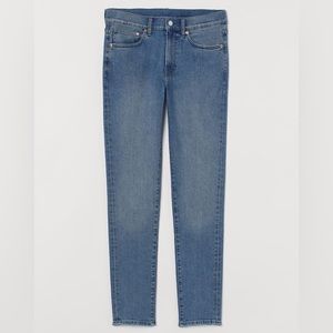 H&M (divided) High Waisted Skinny Light Blue Jeans